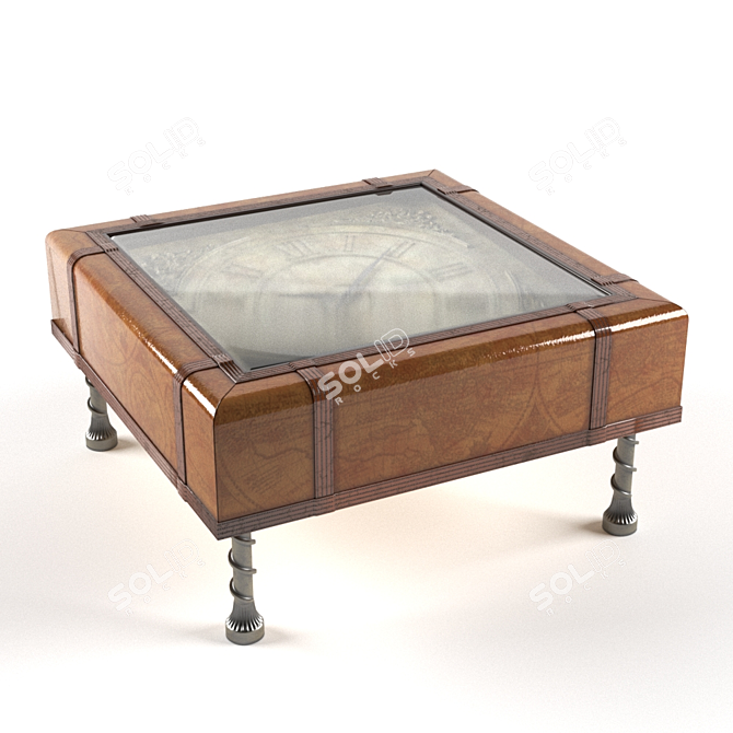 Exploration Time: Vasco Clock & Table 3D model image 1