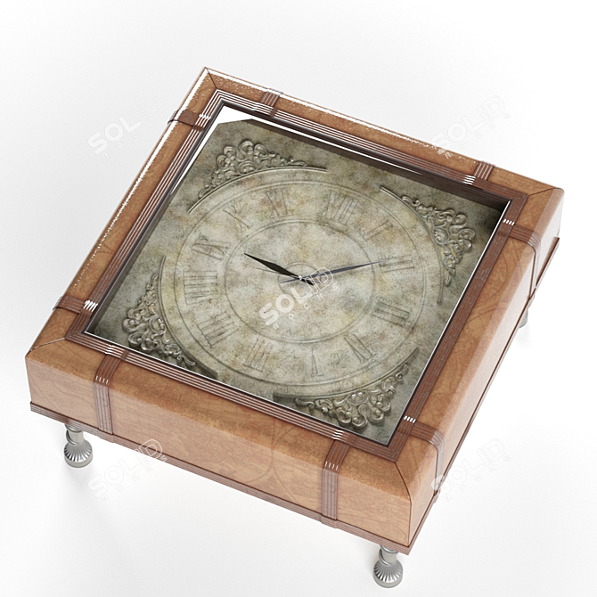 Exploration Time: Vasco Clock & Table 3D model image 2