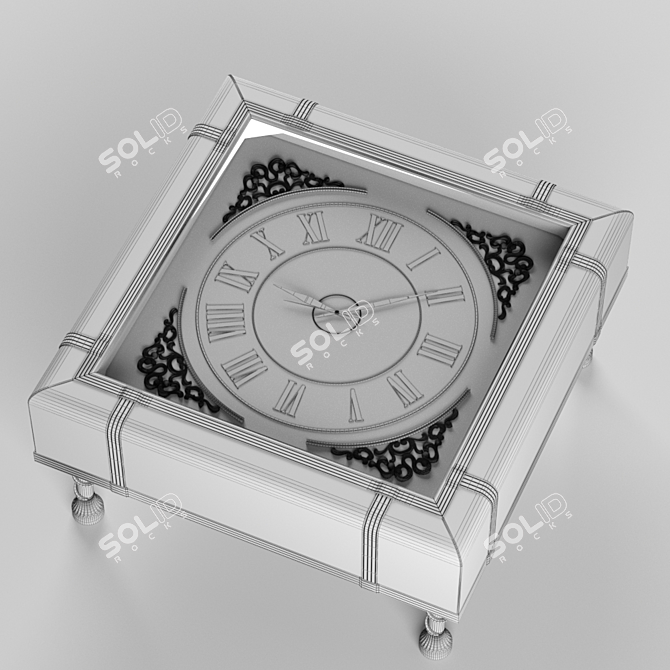 Exploration Time: Vasco Clock & Table 3D model image 3