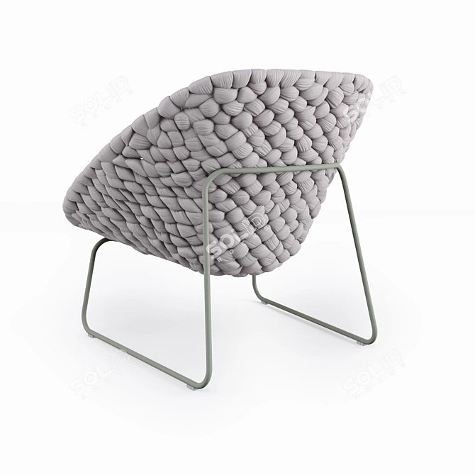 Elegant Outdoor Seating: Paola Lenti Shito 3D model image 2