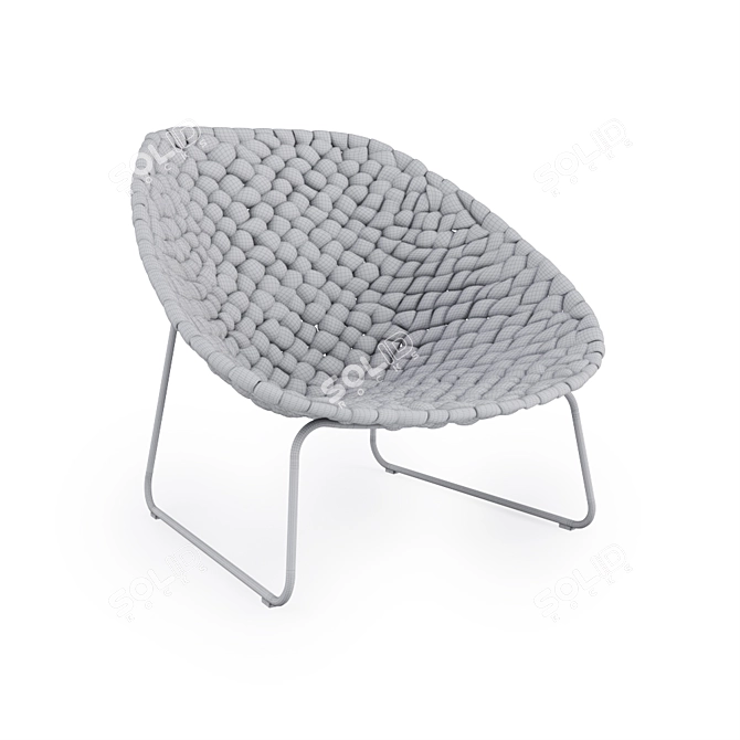 Elegant Outdoor Seating: Paola Lenti Shito 3D model image 3