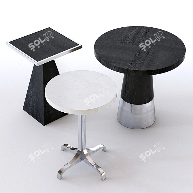 Decorage Drink Table - Exquisite and Stylish Accent 3D model image 2