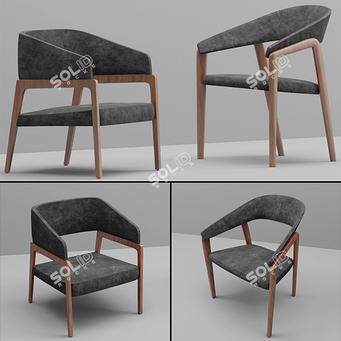 Comfort Plus Chairs 3D model image 1