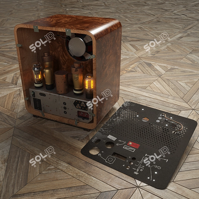 Philips 873A Portable Radio 3D model image 3