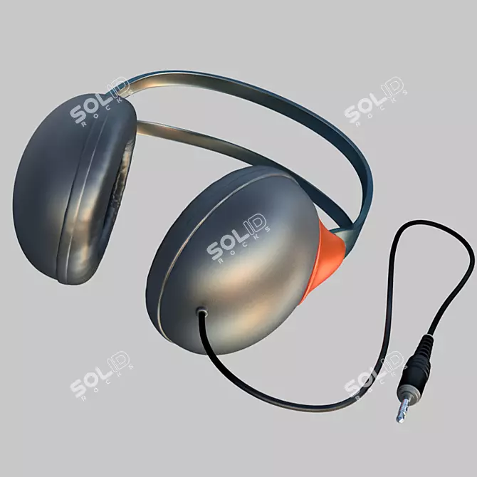 Title: Wireless Stereo Headphones 3D model image 2
