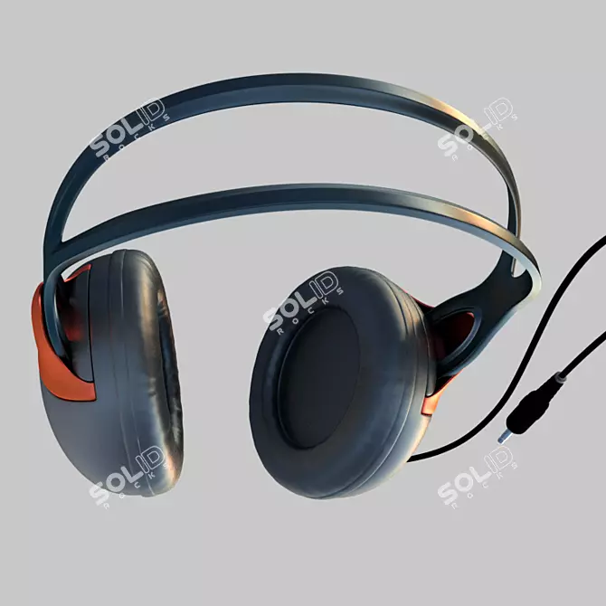 Title: Wireless Stereo Headphones 3D model image 3