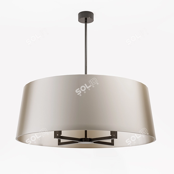 Tourah 6 Large Pendant Light 3D model image 1