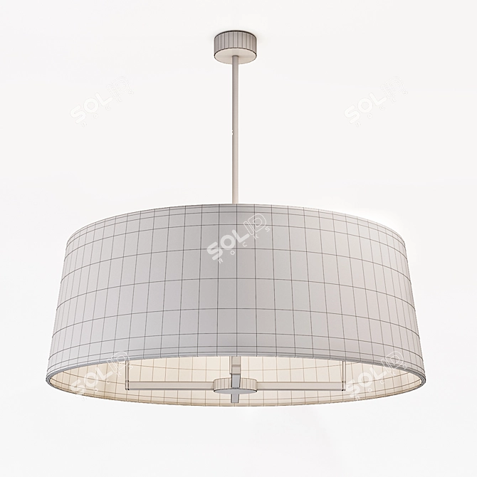 Tourah 6 Large Pendant Light 3D model image 3