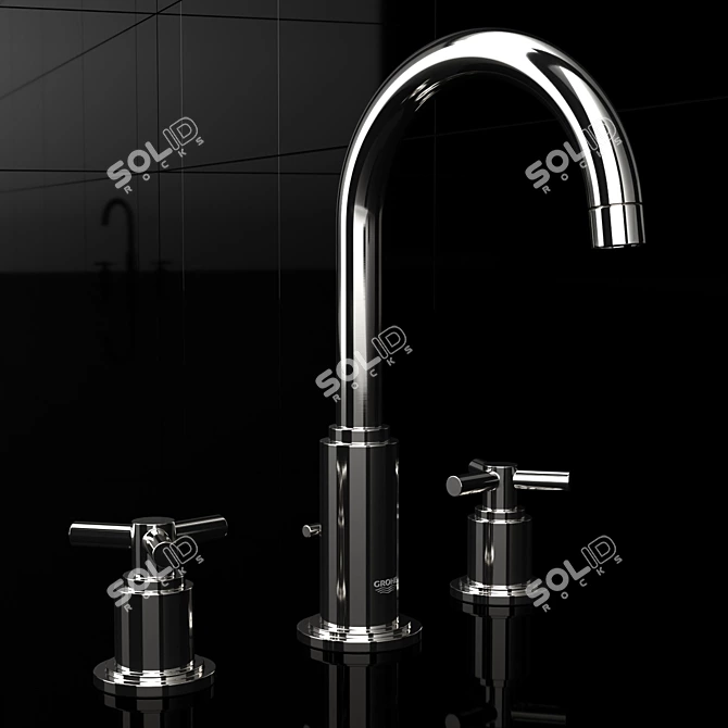 Title: Grohe Atrio 20008 - Sleek and Sophisticated Bathroom Fixture 3D model image 1