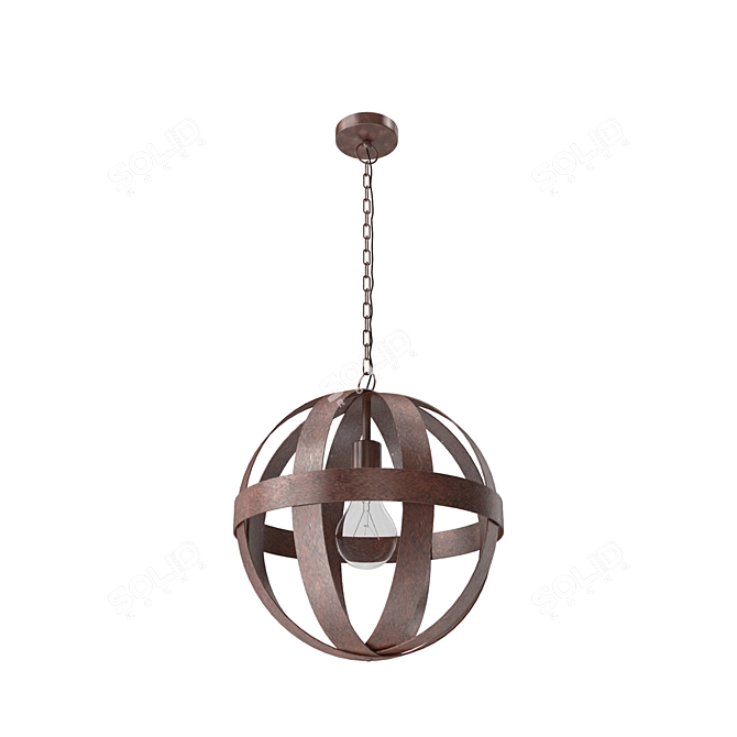 Elegant Westbury Pendant 3D model image 1