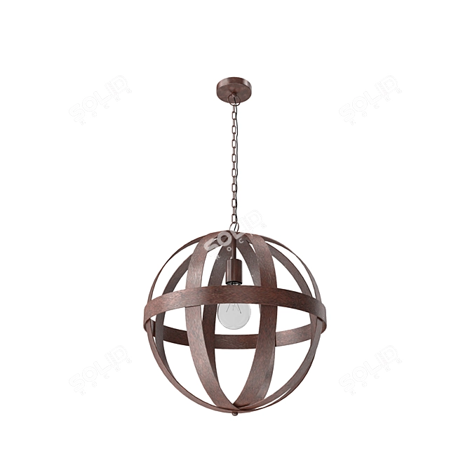 Elegant WESTBURY Suspension Light 3D model image 1