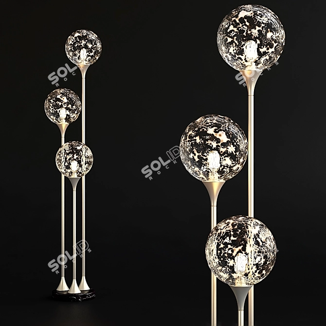 Elegance Unleashed: Millie Floor Lamp 3D model image 1
