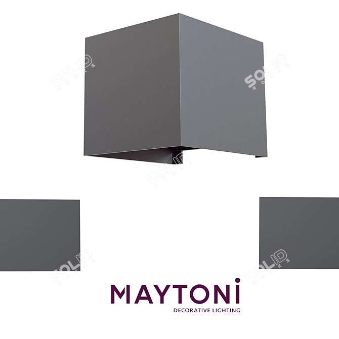 Bracket Maytoni O572WL-L6: Stylish LED Outdoor Wall Light 3D model image 2