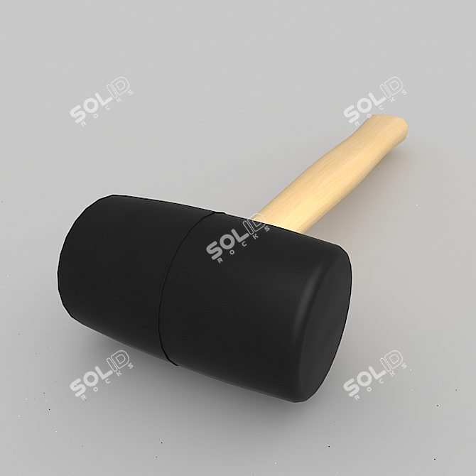 Versatile Hammer Mallet Combo 3D model image 1