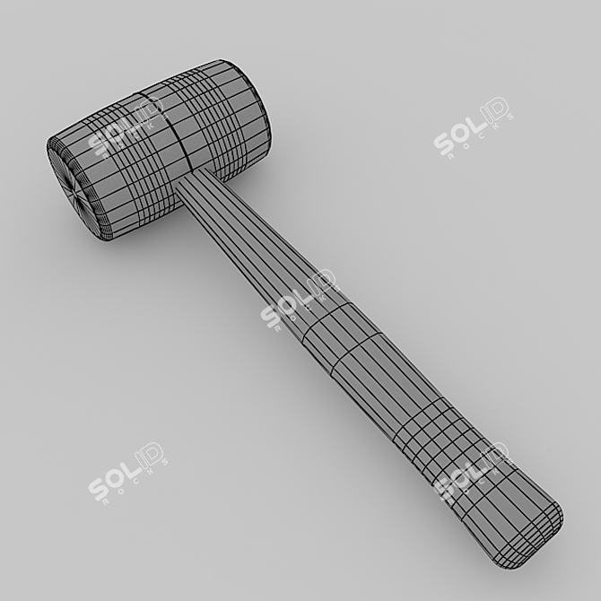 Versatile Hammer Mallet Combo 3D model image 3