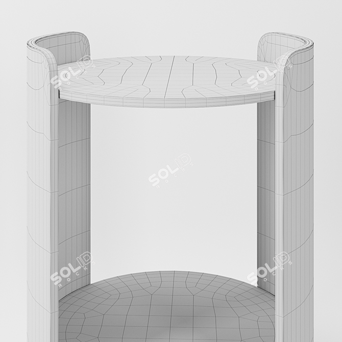 Modern PARENTHESIS Coffee Table 3D model image 2