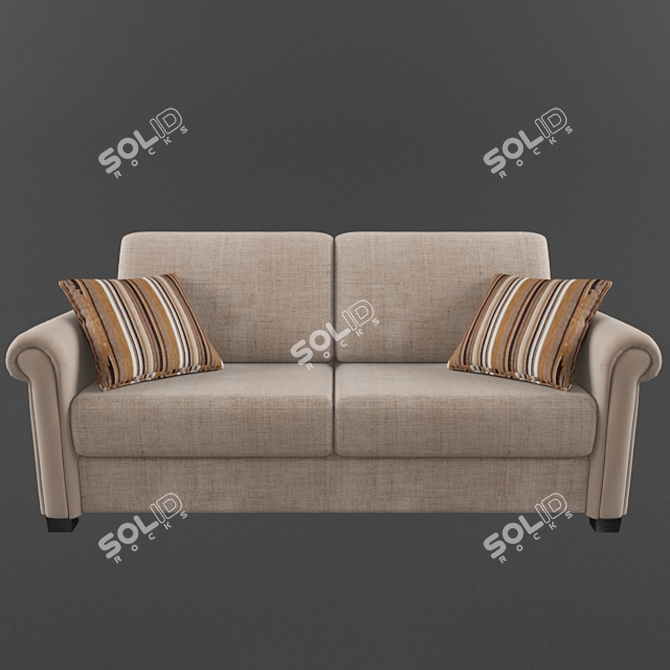 Modern Comfort Sofa 3D model image 3