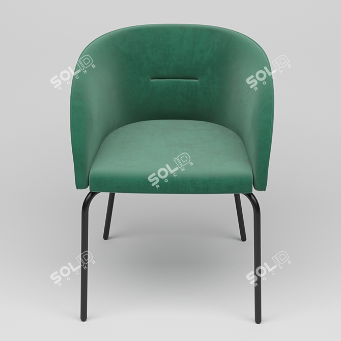 Connubia Rosie Soft Chair 3D model image 2