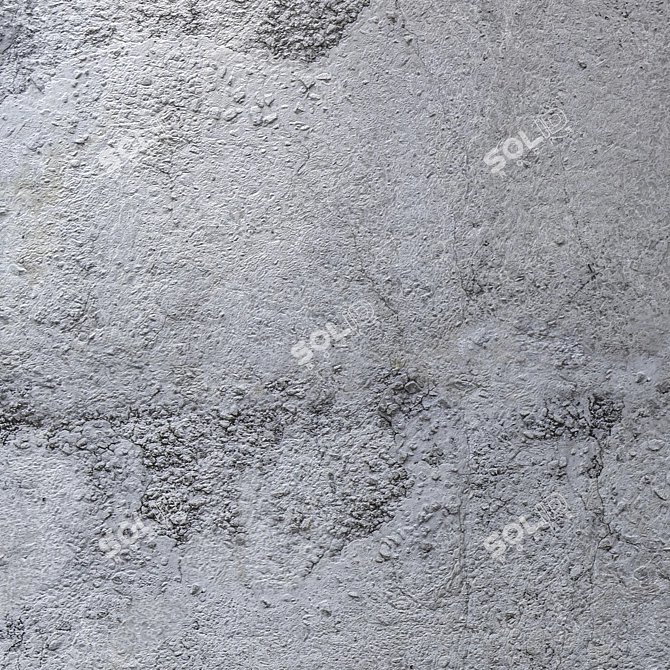 Seamless 4K Concrete Wall Texture 3D model image 3