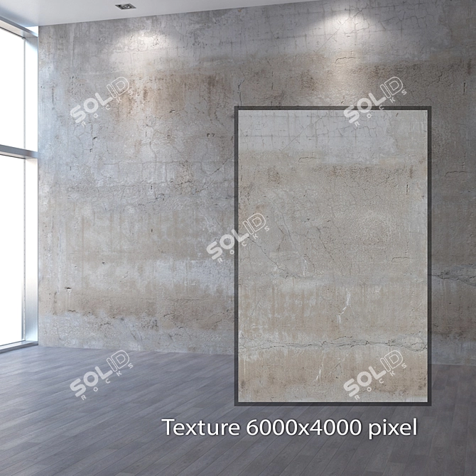 Seamless Concrete Texture: 4K Resolution 3D model image 2