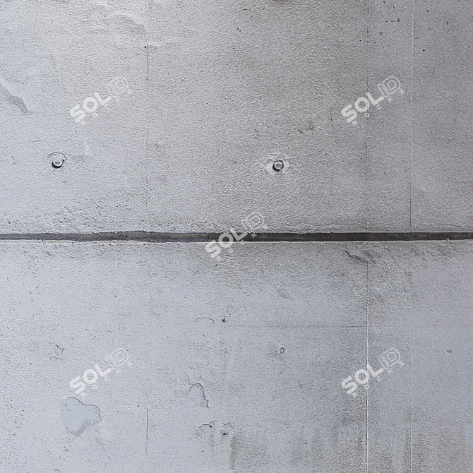 Seamless Concrete Wall Texture 3D model image 3