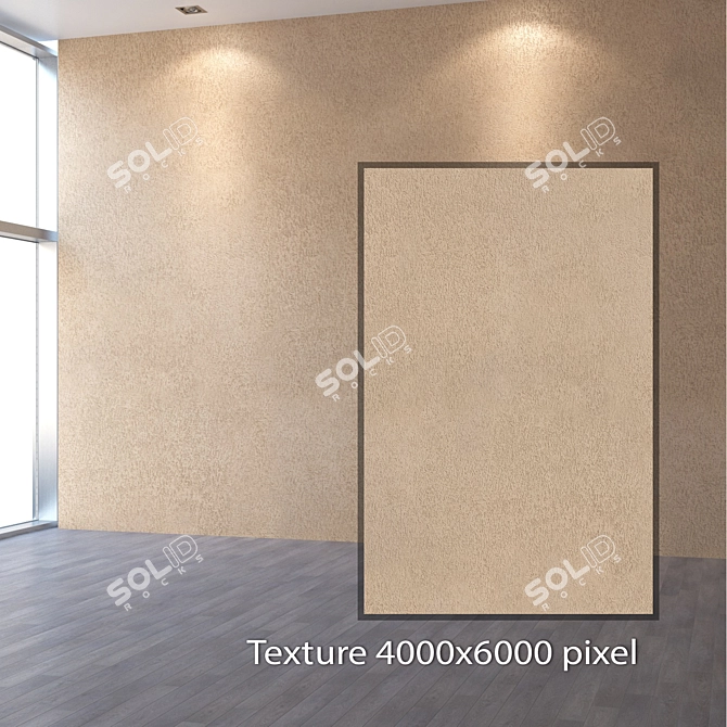 Title: Seamless 4K Plaster Texture 3D model image 2