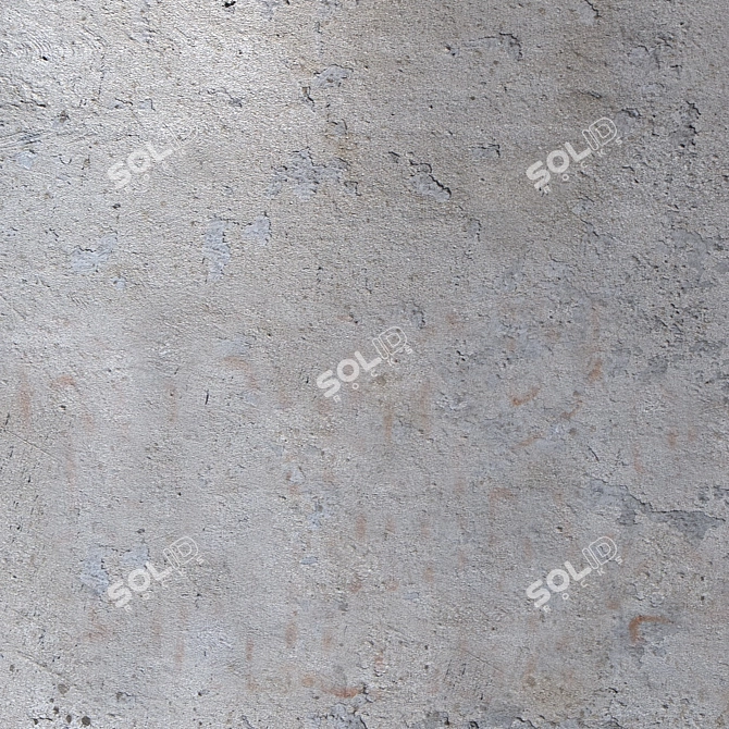 Seamless Concrete Wall Texture 3D model image 2