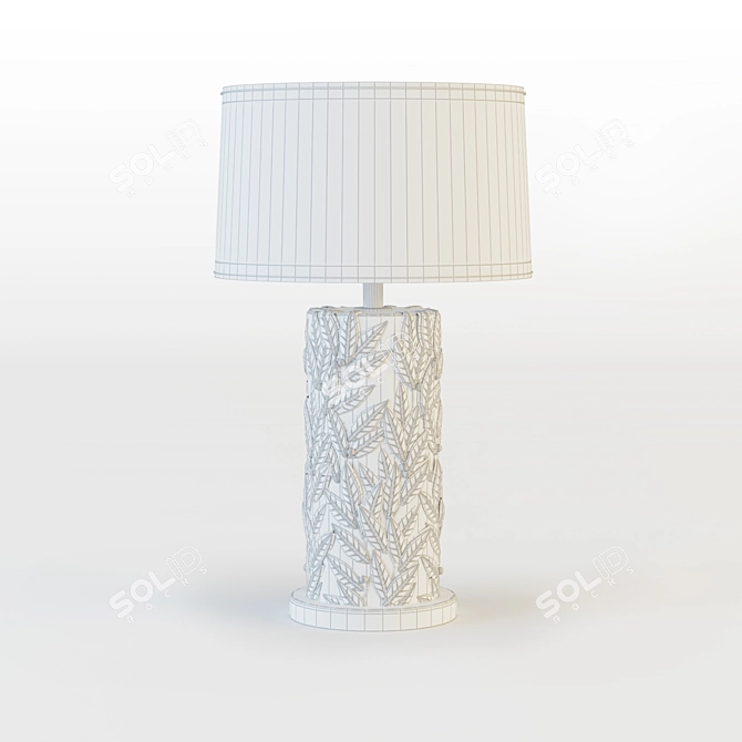 Buisson Artisan Lamp: Handcrafted Elegance 3D model image 3