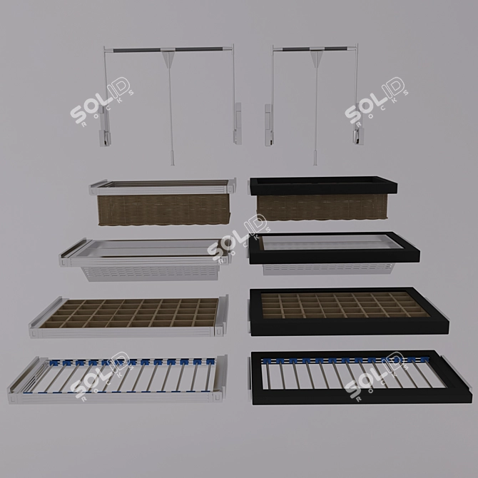 Closet Organizer: Neat & Tidy 3D model image 1