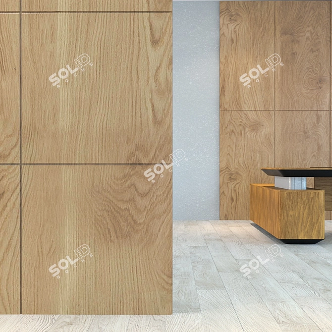 Wood Panel | Two Cut Designs 3D model image 2