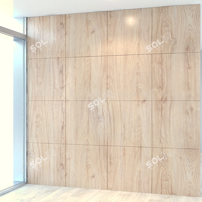 Title: Versatile Wood Panel 14 3D model image 1