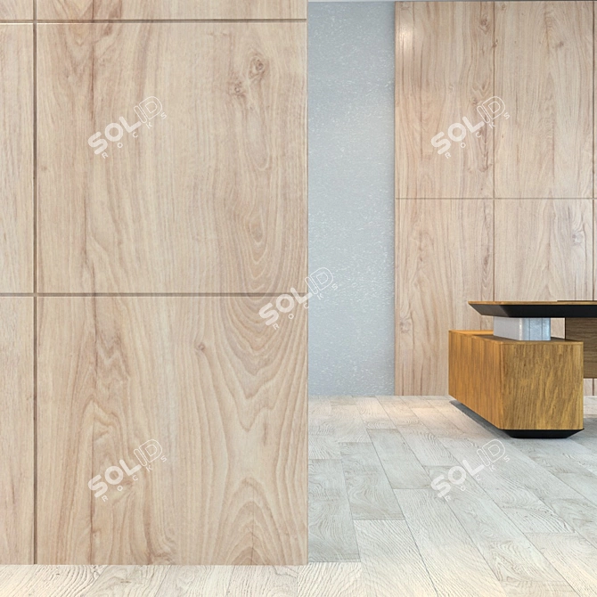 Title: Versatile Wood Panel 14 3D model image 2