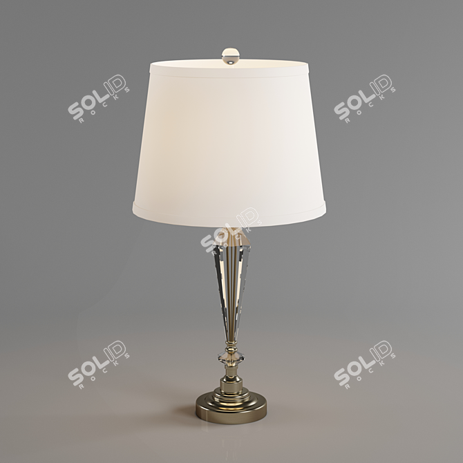 Elegant Laguna Table Lamp 3D model image 1