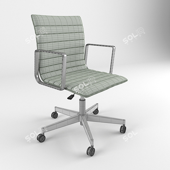 ErgoFlex 3DH Office Chair 3D model image 3