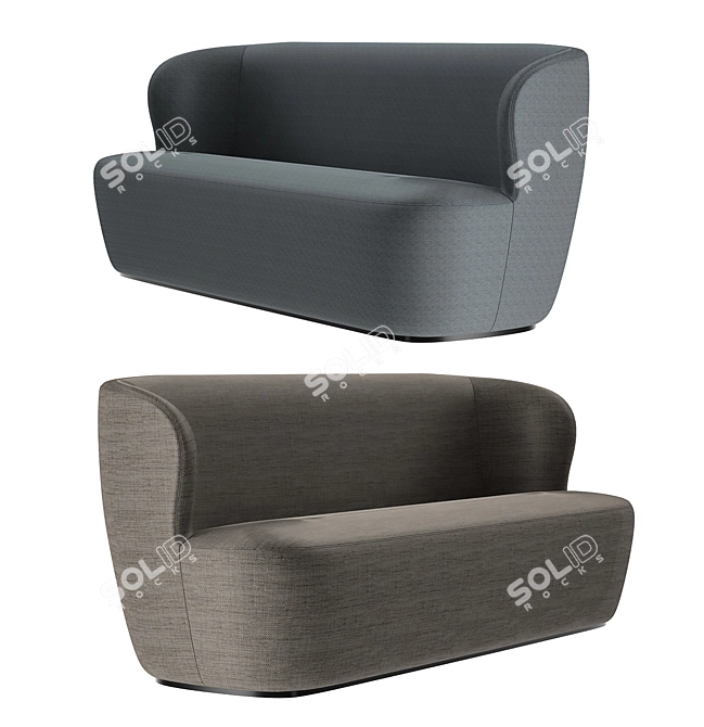 Gubi Collection Stay: Stylish & Versatile Sofa 3D model image 2