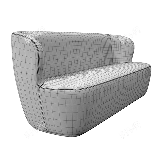 Gubi Collection Stay: Stylish & Versatile Sofa 3D model image 3