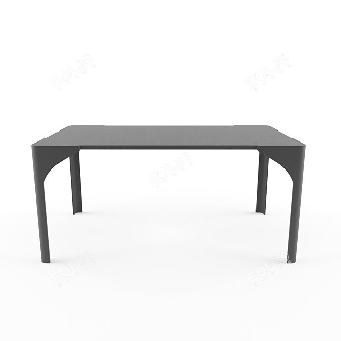 Sleek Klem Table 3D model image 1