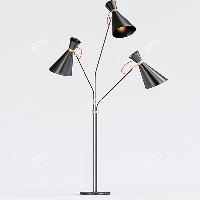 Elegant Simone Floor: Timeless Beauty 3D model image 1