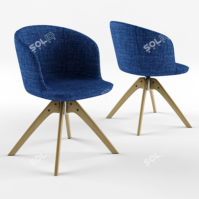 Comfy NYM Soft Chair 3D model image 1