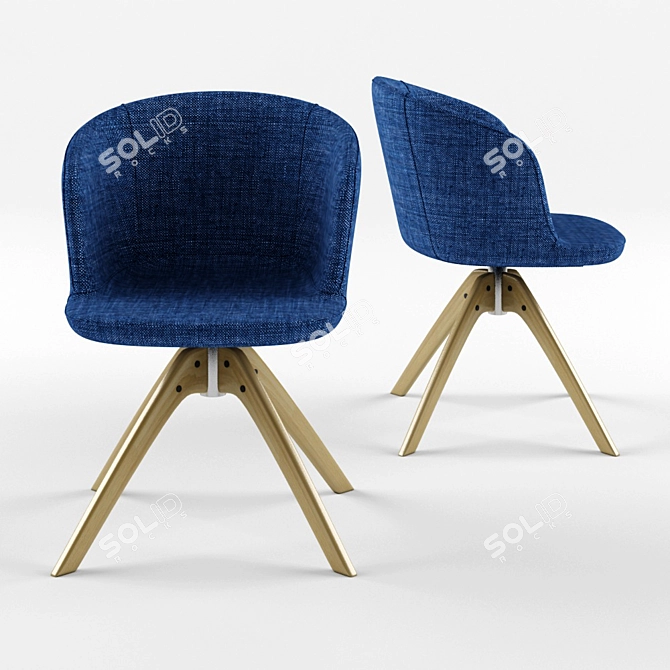 Comfy NYM Soft Chair 3D model image 2