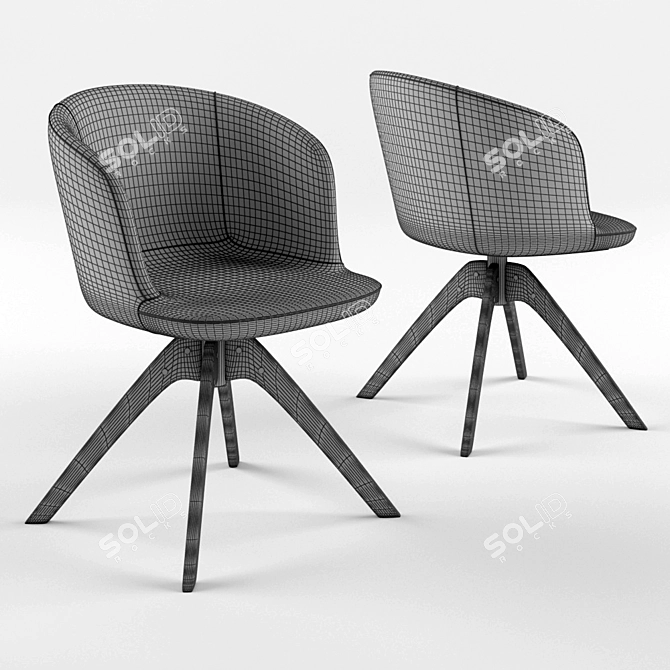 Comfy NYM Soft Chair 3D model image 3