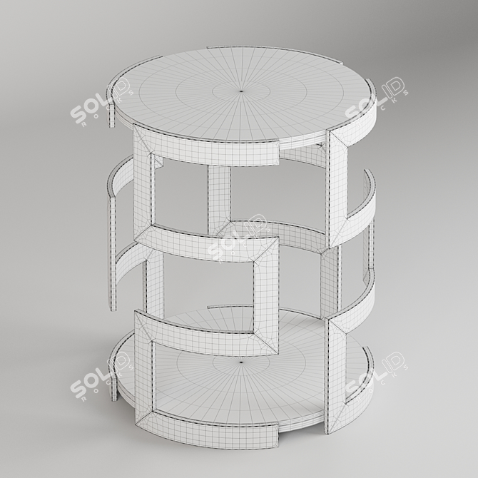 Contemporary Andrew Martin Side Table 3D model image 2