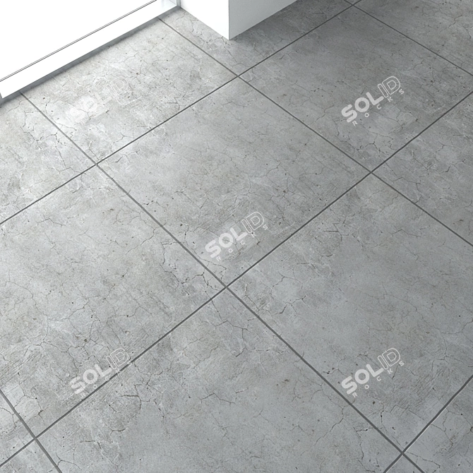 Title: Seamless Concrete Floor 3D model image 2