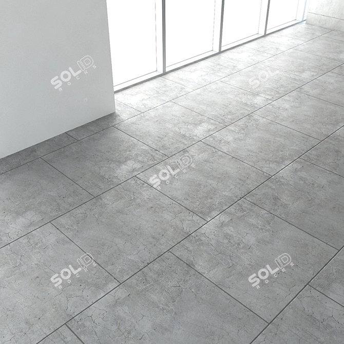 Title: Seamless Concrete Floor 3D model image 3