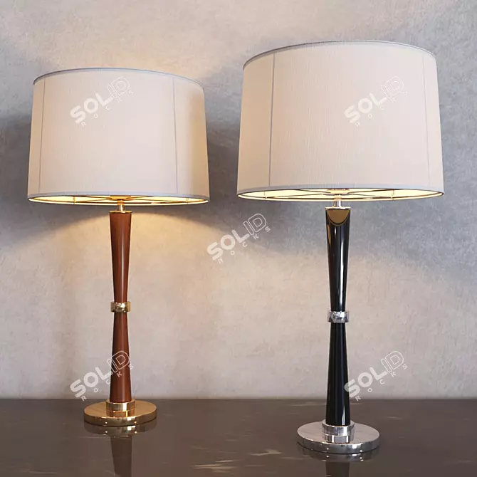 Elegant Laurel Canyon Lamp 3D model image 1