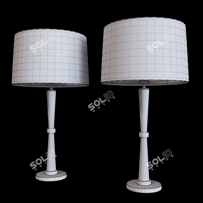Elegant Laurel Canyon Lamp 3D model image 2
