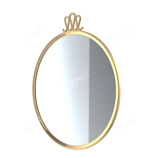 Gubi Randaccio Mirror: Elegant and Versatile! 3D model image 2