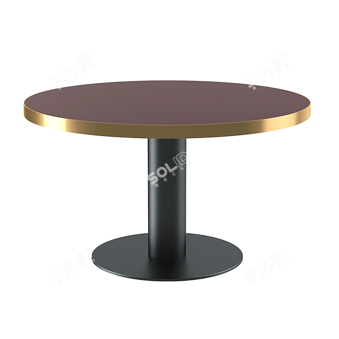Premium Gubi Round Table Set 3D model image 2