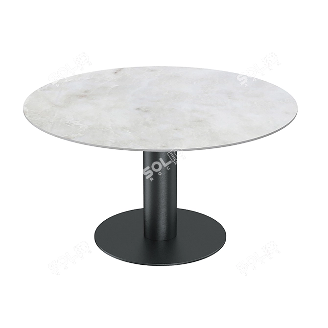 Premium Gubi Round Table Set 3D model image 3