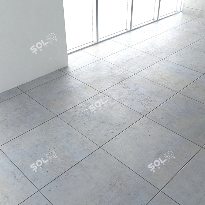 Seamless Concrete Floor - 4K Texture 3D model image 3